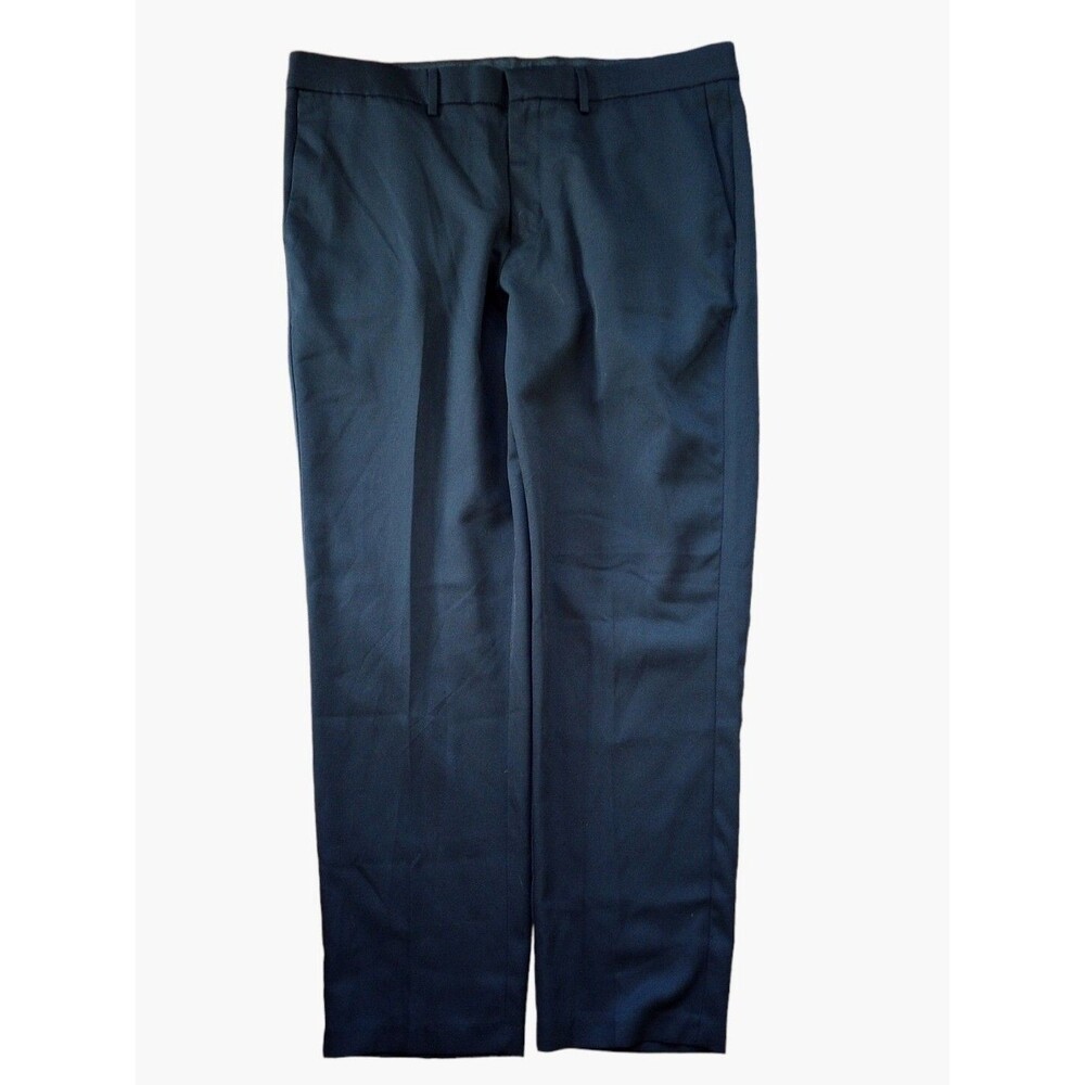 Louis Raphael Men's Pants Slim Fit Black Size 38x29 (actual) Polyester EUC